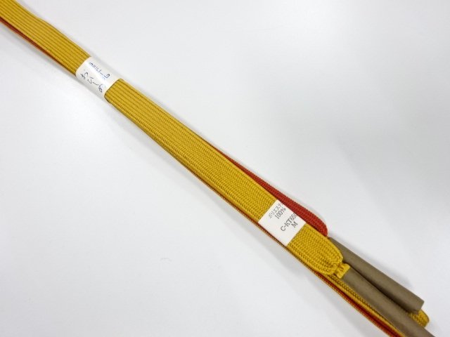JAPANESE KIMONO / UNUSED KOREI HAND-TIED OBIJIME